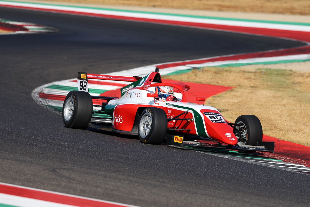 Formula 4 Italia: Un nou podium pentru David Cosma Cristofor, la Mugello