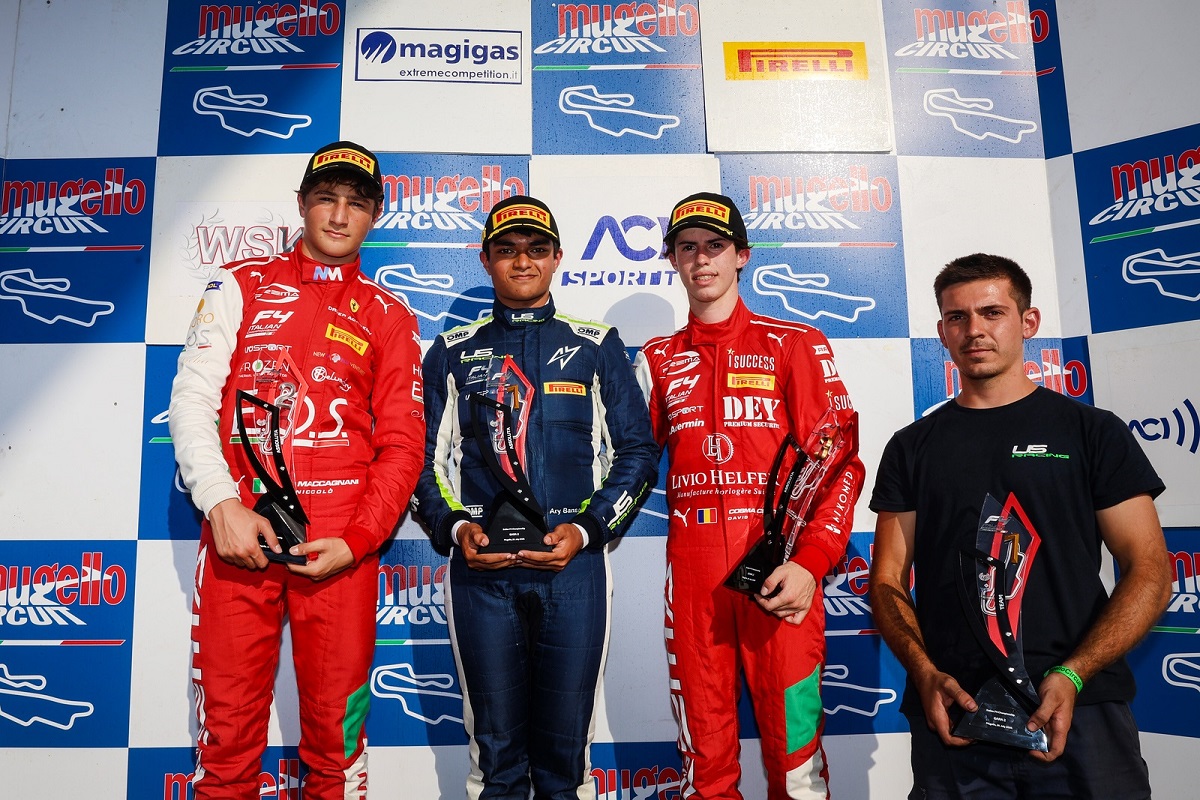 Formula 4 Italia: Un nou podium pentru David Cosma Cristofor, la Mugello