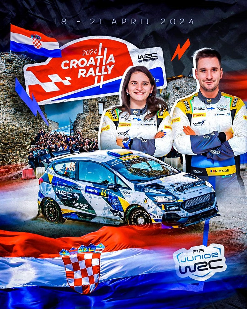 Raliuri: Frații Maior, la startul etapei WRC Junior din Croația